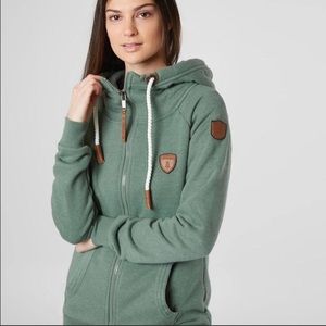 Wanakome Green Womems hoodie size medium nwt